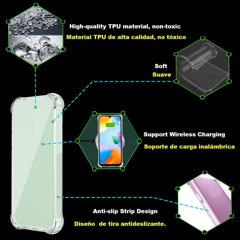 Cargue la imagen en el visor de la galería, Motorola Moto Edge 50 Ultra/X50 Ultra - AirPillow Cushion Transparent Soft Clear TPU Four Corners Protective Case - Polar Tech Australia

