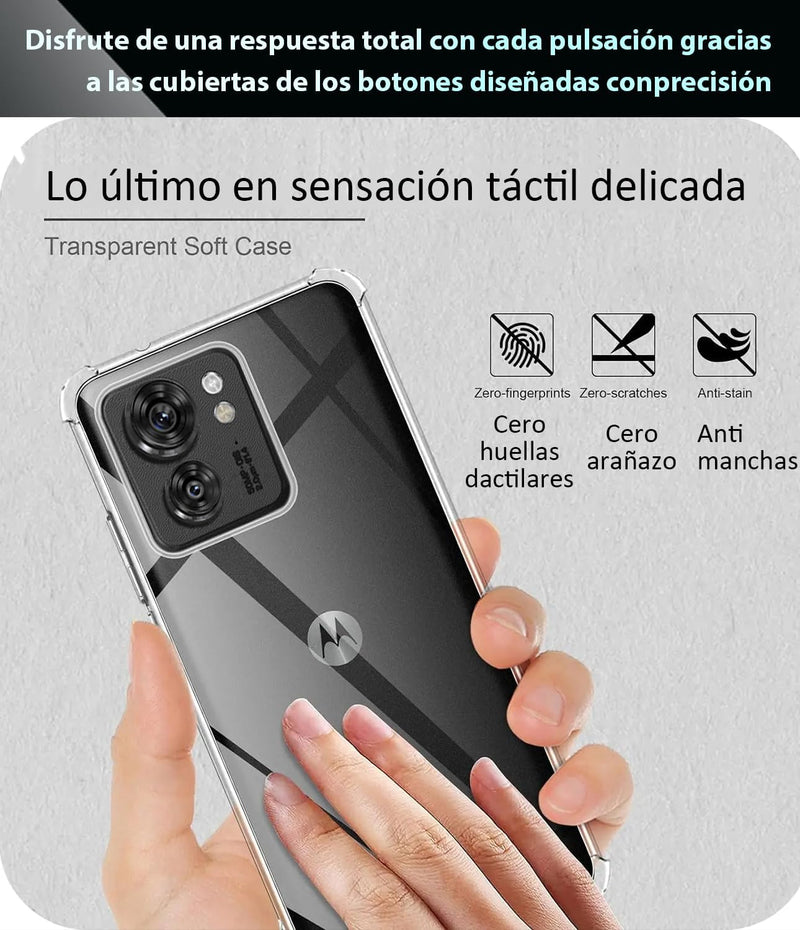 Load image into Gallery viewer, Motorola Moto Edge 40/Edge 2023  - AirPillow Cushion Transparent Soft Clear TPU Four Corners Protective Case - Polar Tech Australia
