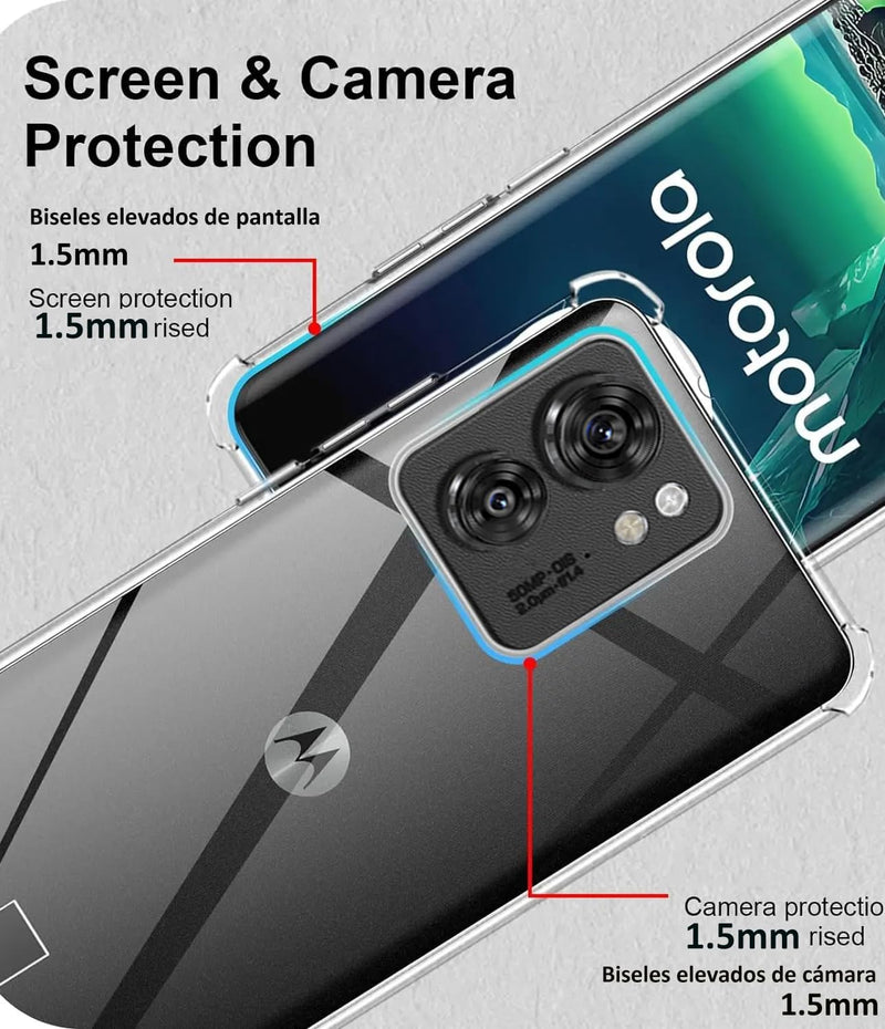 Load image into Gallery viewer, Motorola Moto Edge 40/Edge 2023  - AirPillow Cushion Transparent Soft Clear TPU Four Corners Protective Case - Polar Tech Australia
