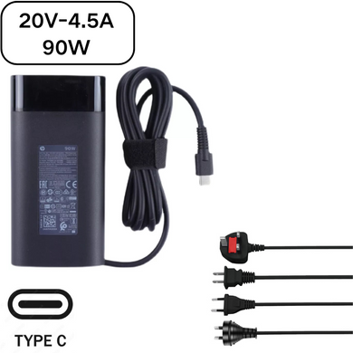[90 W] [Type-C] HP USB C pour ordinateur portable AC mural de voyage rapide chargeur rapide adaptateur de voyage