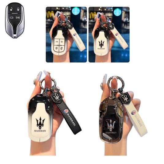 Maserati Zinc Alloy Full-Cover Stylish & Elegant Design Car Key Fob Case for Cover Levante, MC20, Ghibli, Quattroporte 2014-2022