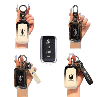 Maserati Zinc Alloy Full-Cover Stylish & Elegant Design Car Key Fob Case Cover for New Grecale MC20 Ghibli Since 2023