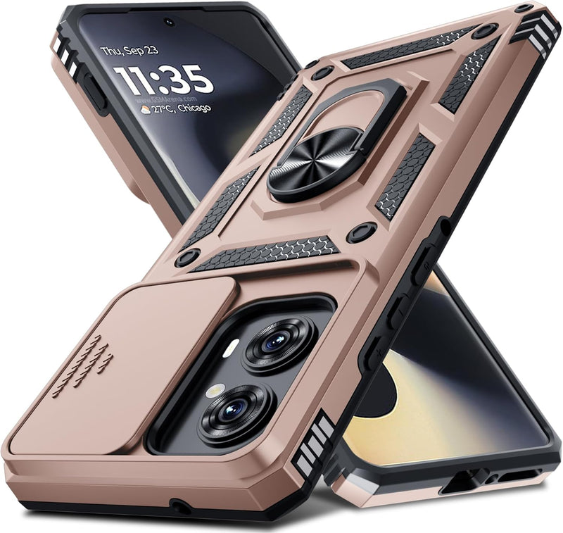 Load image into Gallery viewer, [Ring Rotating Stand][Camera Lens Cover] Motorola Moto Edge 2024 - Shield Shockproof Rugged Heavy Duty Case - Polar Tech Australia
