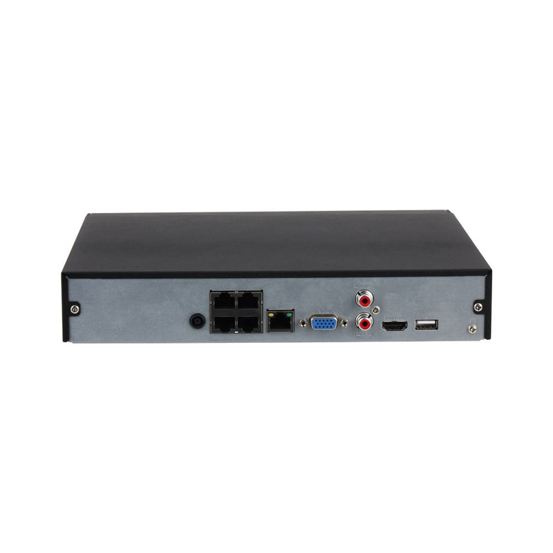 Load image into Gallery viewer, [DHI-NVR4104HS-P-AI/ANZ-2T] Dahua WizSense AI Series 4 Channel NVR with 4 PoE Ports 1 HDD Bay installed with 2TB HDD
