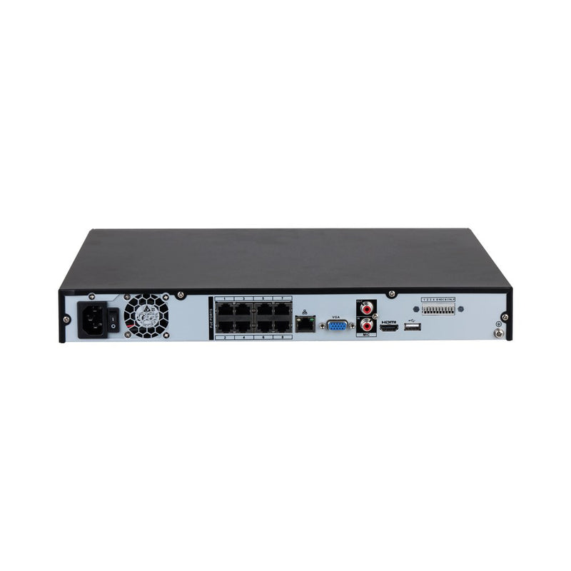 Chargez l&#39;image dans la visionneuse de la galerie, [DHI-NVR4208-8P-AI/ANZ-4T] Dahua WizSense AI Series 8 Channel NVR with 8 PoE Ports 2 HDD Bays installed with 1 x 4TB HDD
