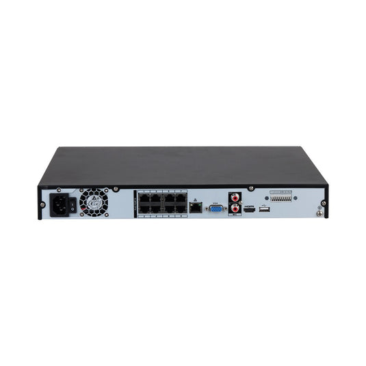[DHI-NVR4208-8P-AI/ANZ-4T] Dahua WizSense AI Series 8 Channel NVR with 8 PoE Ports 2 HDD Bays installed with 1 x 4TB HDD