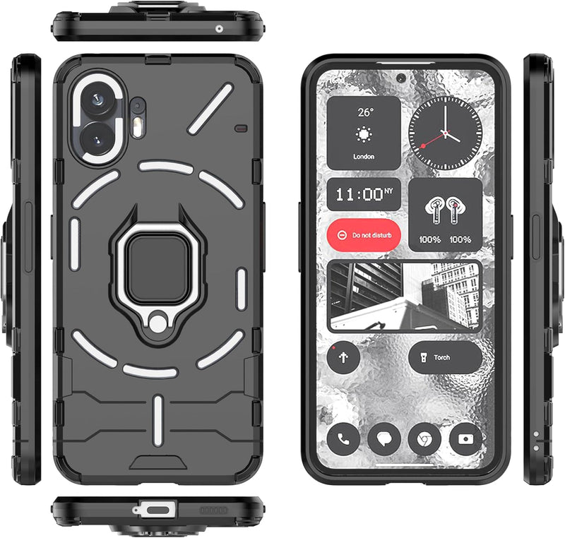 Load image into Gallery viewer, [Built-in Stand] Nothing Phone (2) - Shockproof Military Grade Armor TPU Dual-Layer Full Body Case - Polar Tech Australia
