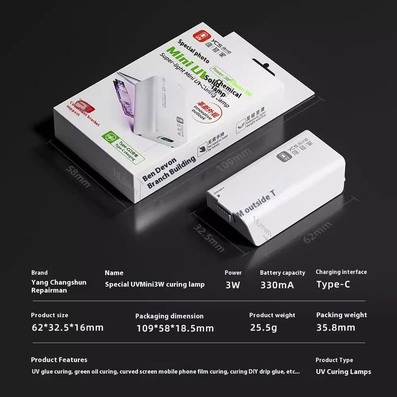 Load image into Gallery viewer, [YCS-TNZ] Super-light mini UV Curing Lamp - Polar Tech Australia
