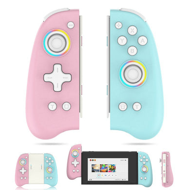 Nintendo Switch Joy-Con Controllers Pair with RGB Lighting - Polar Tech Australia
