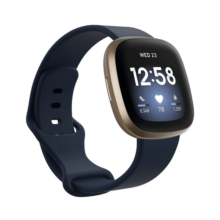 Cargue la imagen en el visor de la galería, Replacement Silicone Band for Fitbit Versa 3 / 4 / Sense  – Soft, Waterproof, Sport Wrist Strap - Polar Tech Australia
