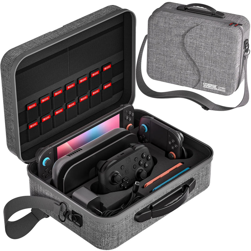 Cargue la imagen en el visor de la galería, Nintendo Switch 2  - STARTRC Heavy Duty Waterproof All-in-one Multifunction Durable Carry Box Travel Storage Suitcase - Polar Tech Australia
