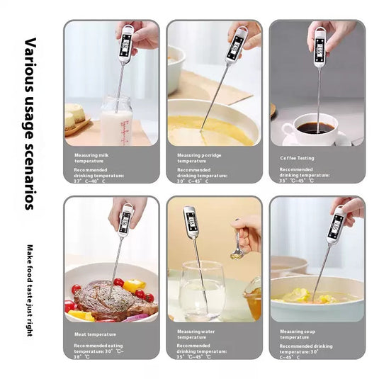 [Riters] Food Thermometer for Baking: Precisely measures oil, water, and milk temperatures (-50℃ to 300℃) - Polar Tech Australia