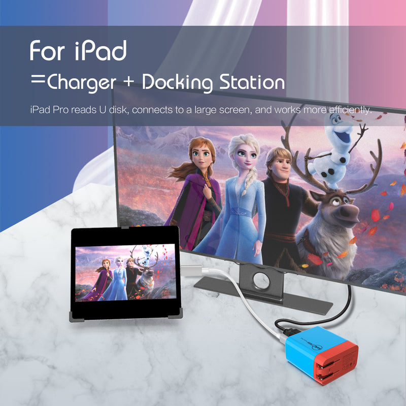 Cargue la imagen en el visor de la galería, Switch Dock GaN Fast Charging HDMI Hub Portable Dock - Polar Tech Australia
