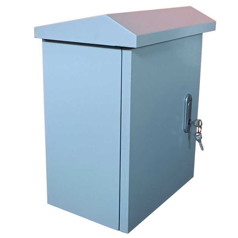 Load image into Gallery viewer, Outdoor IP55 Waterproof Rainproof Heavy Duty Electrical Enclosure CCTV/Alarm Security Equipment Lockable Safe Metal Box Wall Mount
