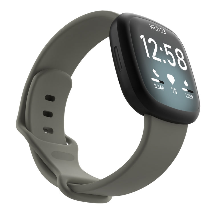 Cargue la imagen en el visor de la galería, Replacement Silicone Band for Fitbit Versa 3 / 4 / Sense  – Soft, Waterproof, Sport Wrist Strap - Polar Tech Australia
