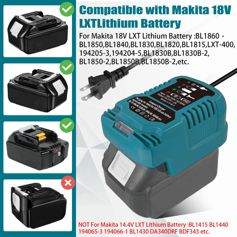Load image into Gallery viewer, Replacement Mini Charger For Makita 18V Tool Battery - Polar Tech Australia
