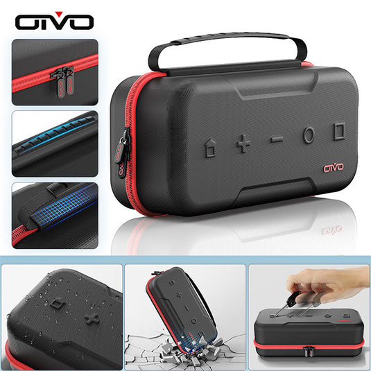[IV-SW188] Nintendo Switch OLED Carrying Case EVA Shockproof Handheld Storage Bag - Polar Tech Australia