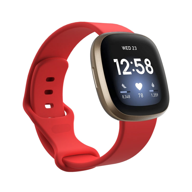 Cargue la imagen en el visor de la galería, Replacement Silicone Band for Fitbit Versa 3 / 4 / Sense  – Soft, Waterproof, Sport Wrist Strap - Polar Tech Australia
