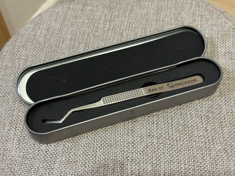 Cargue la imagen en el visor de la galería, [Aax-17] Repair Master Chip Soldering Positioning Tweezers - Polar Tech Australia
