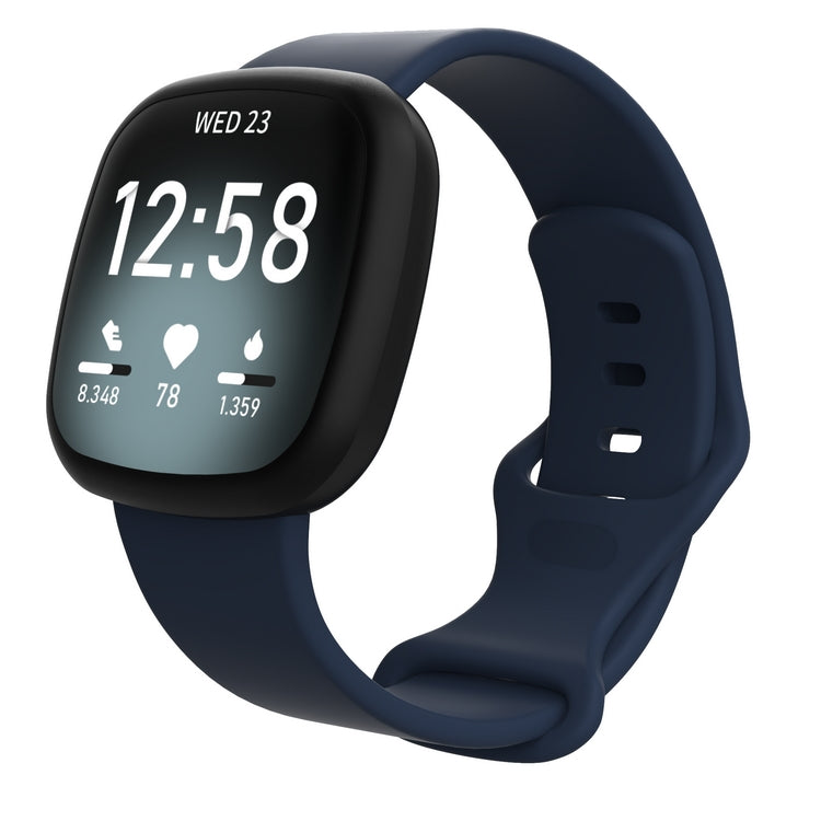 Cargue la imagen en el visor de la galería, Replacement Silicone Band for Fitbit Versa 3 / 4 / Sense  – Soft, Waterproof, Sport Wrist Strap - Polar Tech Australia
