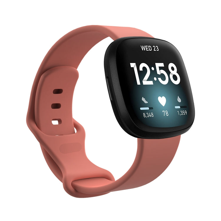Cargue la imagen en el visor de la galería, Replacement Silicone Band for Fitbit Versa 3 / 4 / Sense  – Soft, Waterproof, Sport Wrist Strap - Polar Tech Australia
