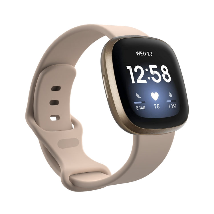 Cargue la imagen en el visor de la galería, Replacement Silicone Band for Fitbit Versa 3 / 4 / Sense  – Soft, Waterproof, Sport Wrist Strap - Polar Tech Australia
