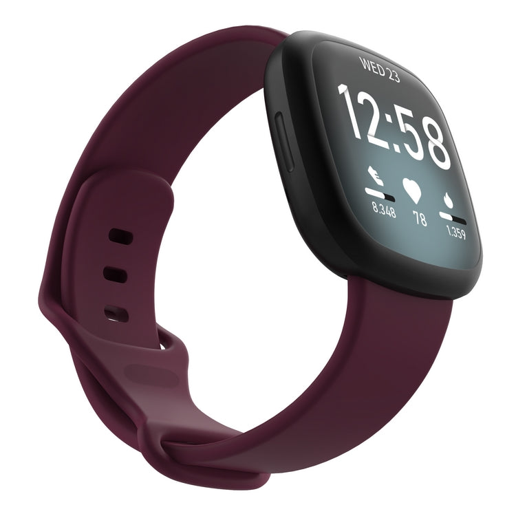 Cargue la imagen en el visor de la galería, Replacement Silicone Band for Fitbit Versa 3 / 4 / Sense  – Soft, Waterproof, Sport Wrist Strap - Polar Tech Australia
