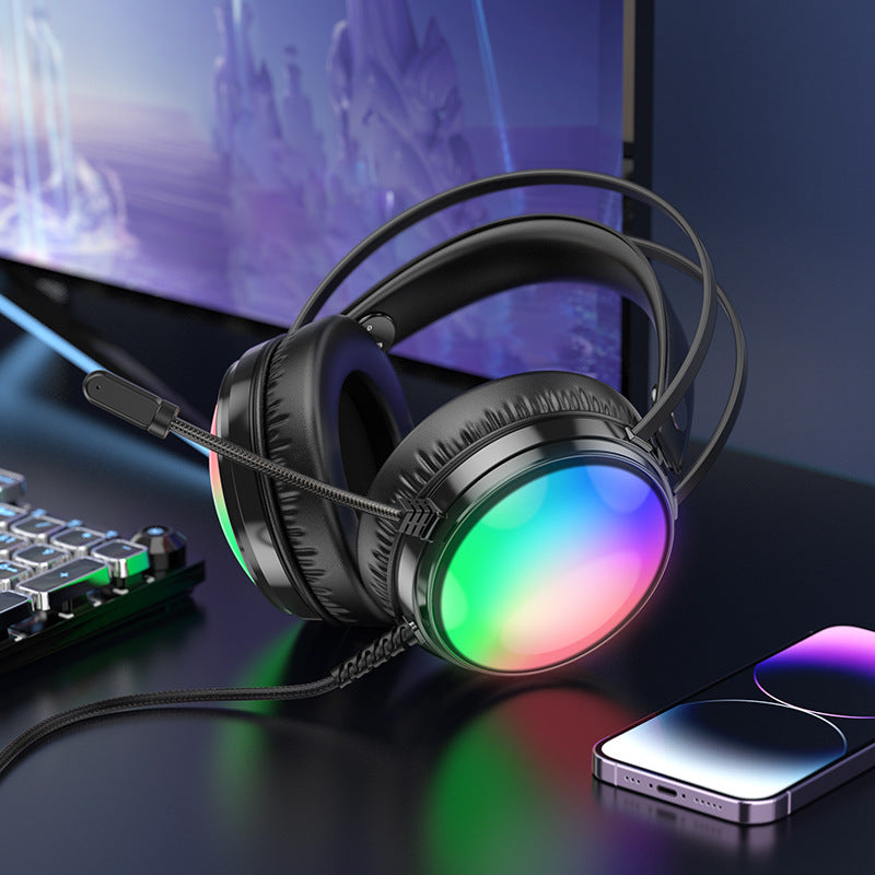 Chargez l&#39;image dans la visionneuse de la galerie, [BO108] Borofone Wired RGB Light Gaming Earphone Earpod Headphone - Polar Tech Australia
