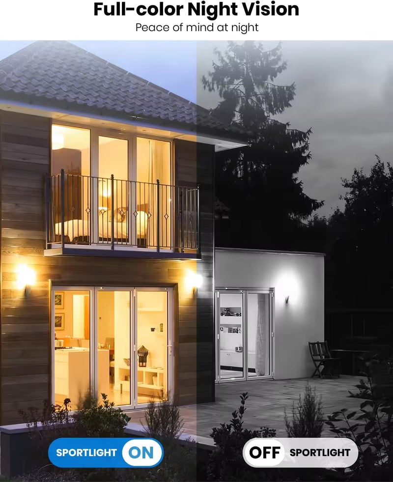 Chargez l&#39;image dans la visionneuse de la galerie, [TUYA Smart Home] 4MP FHD Wireless WIFI Bullet Outdoor Security Full Color Night Vision Camera - Polar Tech Australia
