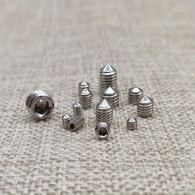 Load image into Gallery viewer, [400 Pieces] Hex Socket Grub Screw Cone Point (M3. M4, M5, M6, M8)
