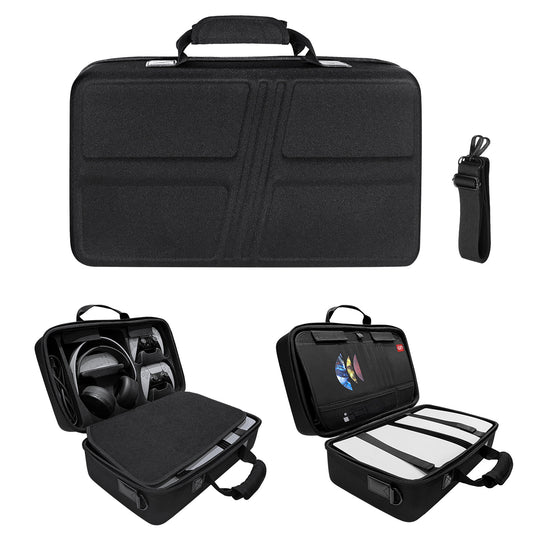 SONY PlayStation PS5 Pro & PS5 Slim - Heavy Duty All-in-one Multifunction Durable Carry Box Travel Storage Suitcase
