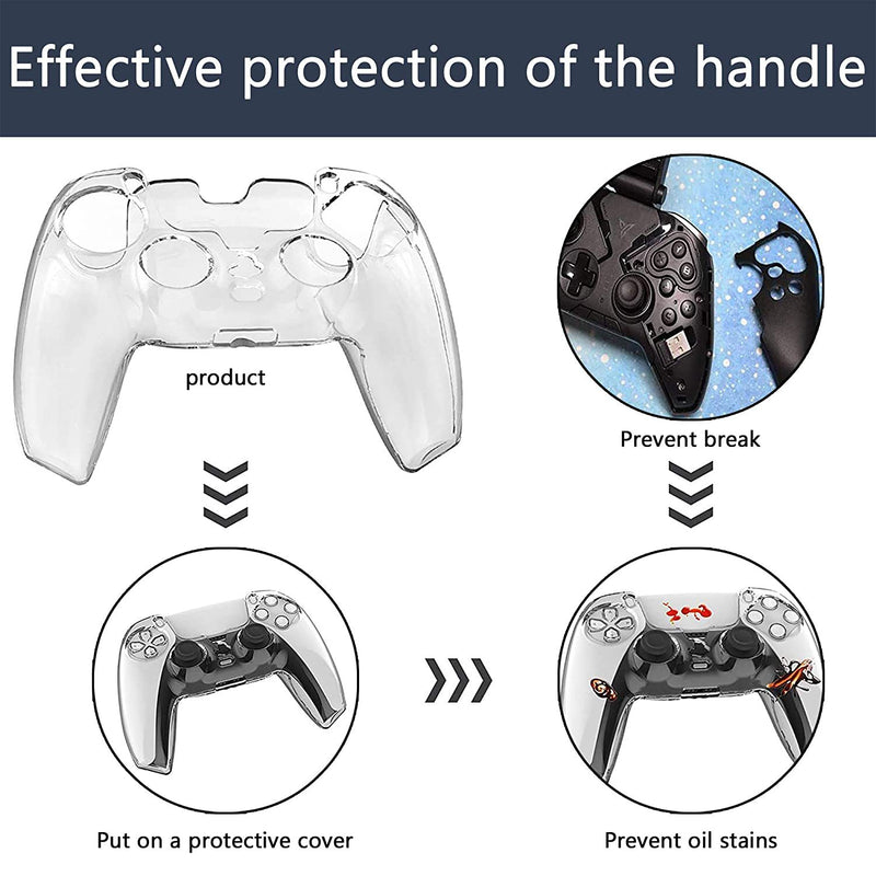 Load image into Gallery viewer, PS5 Wireless Controller Full Cover Crystal Protective Case - Polar Tech Australia
