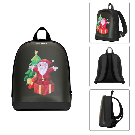 Cyberbag Pixel Art LED DIY Nylon Leather Backpack - Polar Tech Australia