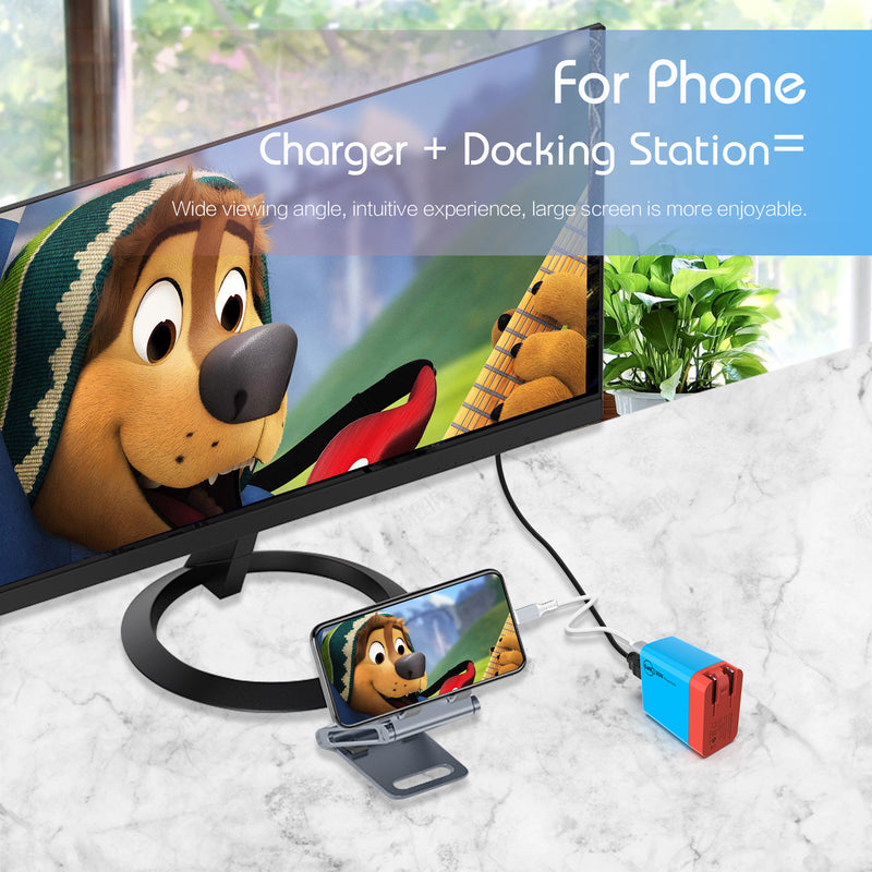 Cargue la imagen en el visor de la galería, Switch Dock GaN Fast Charging HDMI Hub Portable Dock - Polar Tech Australia
