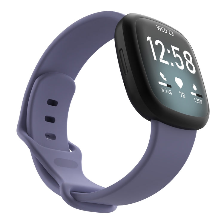 Cargue la imagen en el visor de la galería, Replacement Silicone Band for Fitbit Versa 3 / 4 / Sense  – Soft, Waterproof, Sport Wrist Strap - Polar Tech Australia
