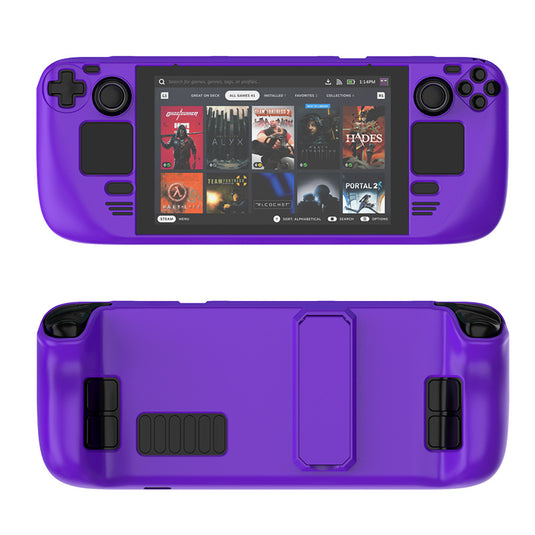 Steam Deck - Colorful Protective Case, Skin-Friendly Texture , Protective Cover with Stand Accessories - Polar Tech Australia