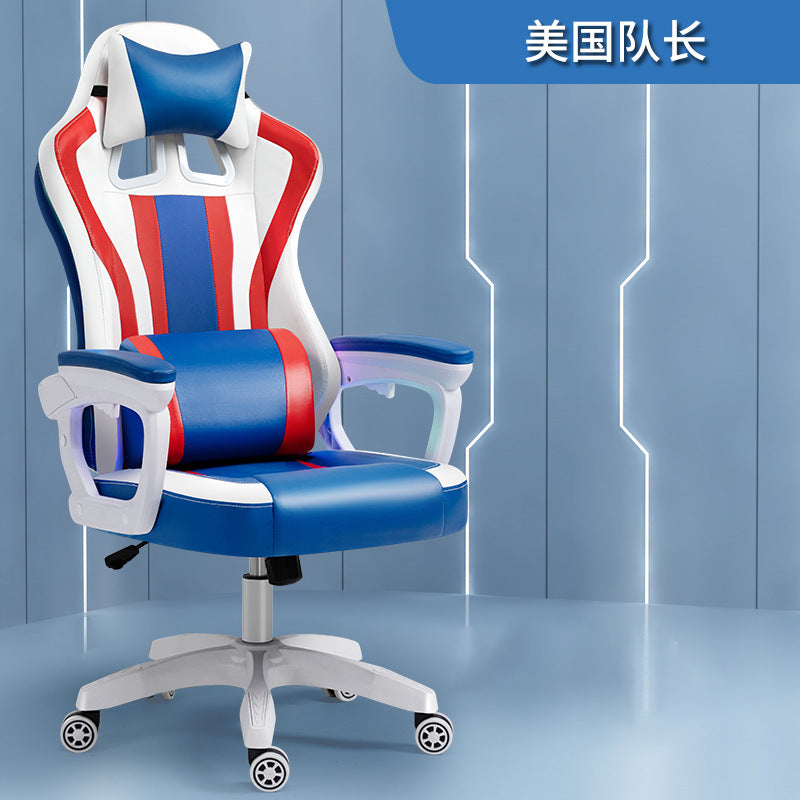 Chargez l&#39;image dans la visionneuse de la galerie, American Style PU Leather Gaming Racing Chair OFFICE Computer Chair - Polar Tech Australia
