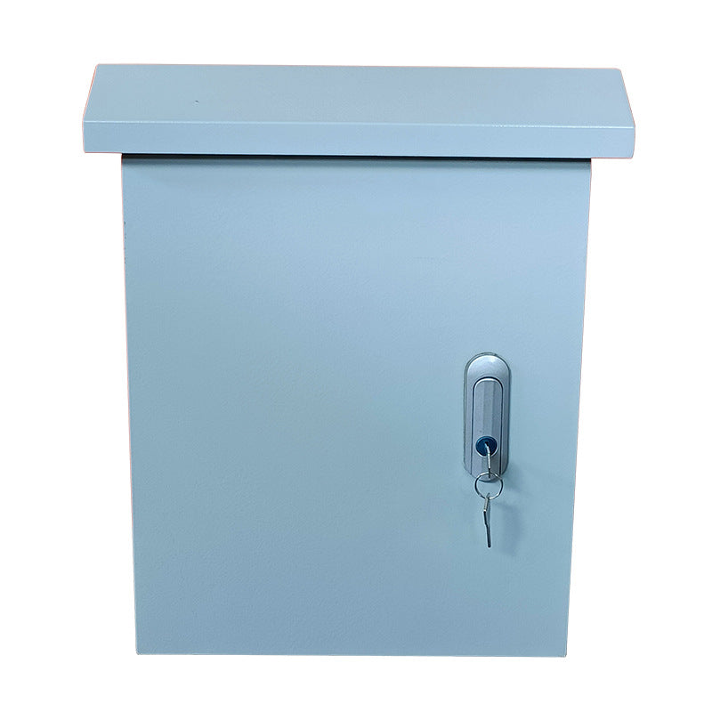 Load image into Gallery viewer, Outdoor IP55 Waterproof Rainproof Heavy Duty Electrical Enclosure CCTV/Alarm Security Equipment Lockable Safe Metal Box Wall Mount
