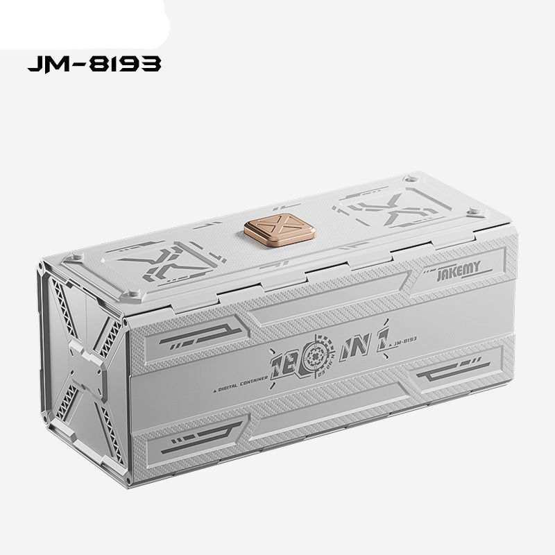 Cargue la imagen en el visor de la galería, [JM-8193] JAKEMY 180-in-1 Electric Mini Container Smart LED Rectangular Electric Screwdriver Set with 3-Speed Torque - Polar Tech Australia
