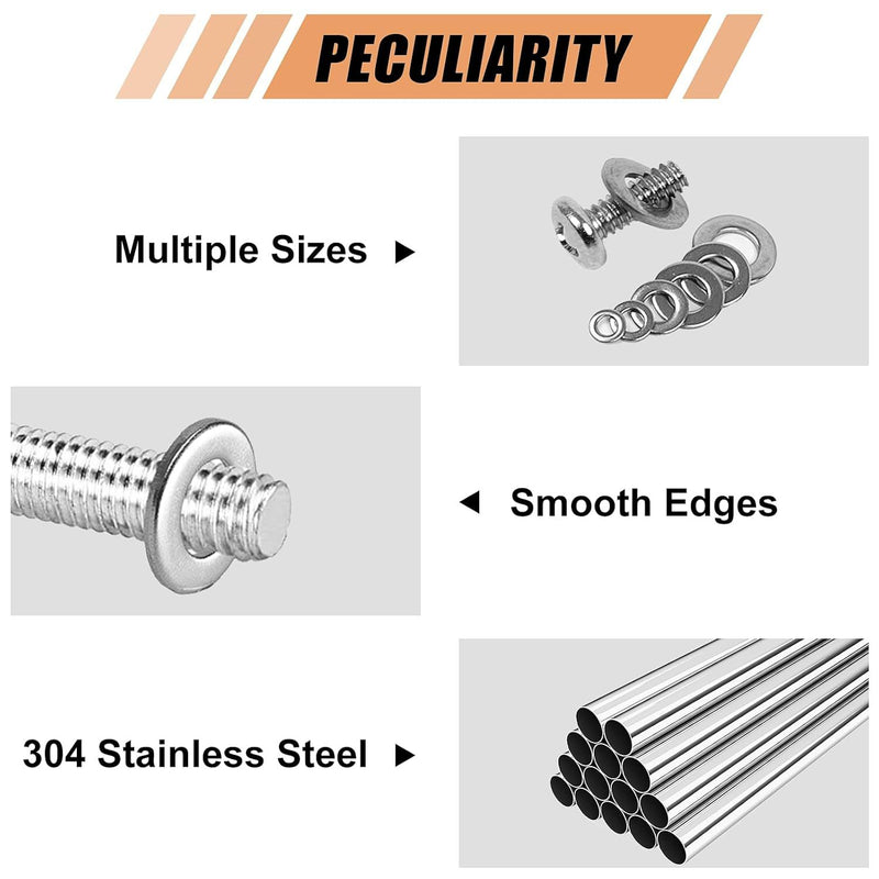 Load image into Gallery viewer, [900 Pieces] Stainless Steel Flat Washer (M2 - M12)
