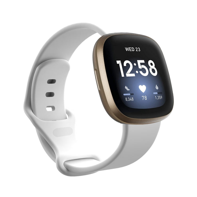 Cargue la imagen en el visor de la galería, Replacement Silicone Band for Fitbit Versa 3 / 4 / Sense  – Soft, Waterproof, Sport Wrist Strap - Polar Tech Australia

