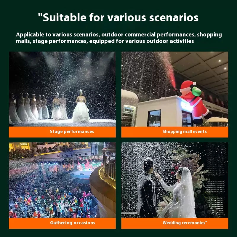Load image into Gallery viewer, Artificial Snow Maker Machine for Mall Christmas Displays, Scenic Spots,Photography and Outdoor Snowfall Effects - Polar Tech Australia
