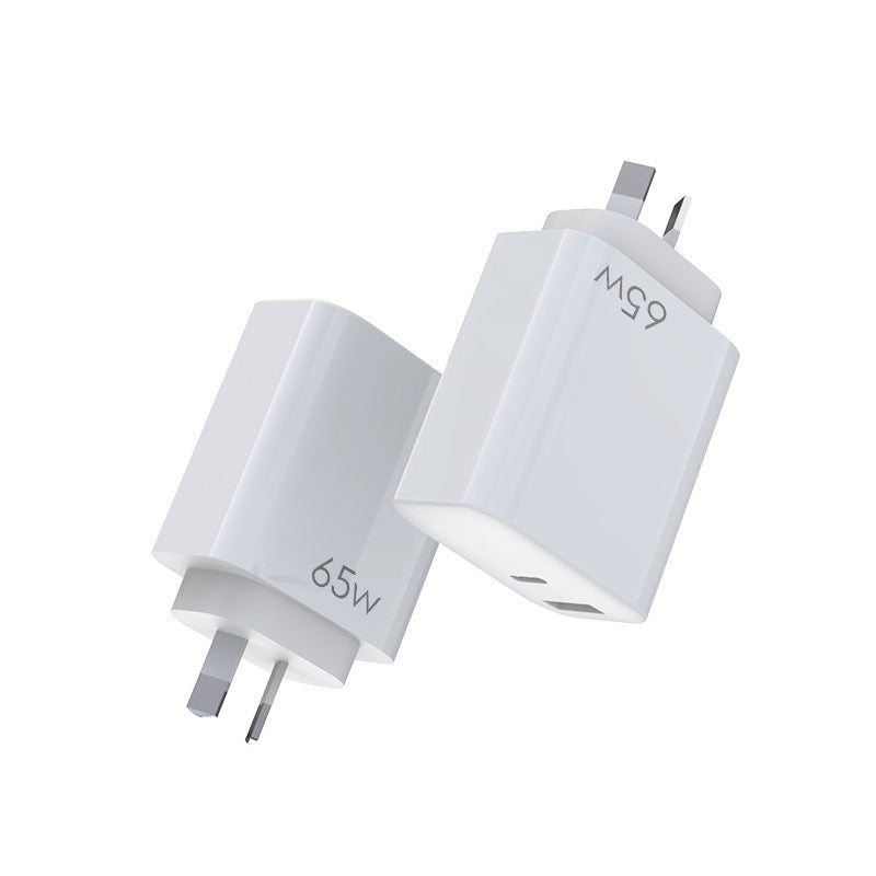 Chargez l&#39;image dans la visionneuse de la galerie, 65W Max PD Type-C +QC 3.0 USB Dual Port iPhone 16 Wall Travelling Charger Adapter - (SAA Approved/AU Plug) - Polar Tech Australia
