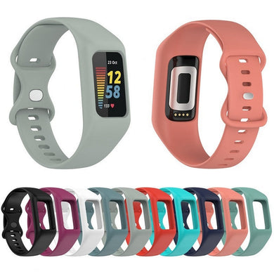 Fitbit Charge 3/4/5/6 Smartwatch Silicone Soft Band Replacement Strap - Polar Tech Australia