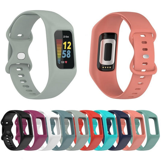 Fitbit Charge 3/4/5/6 Smartwatch Silicone Soft Band Replacement Strap - Polar Tech Australia