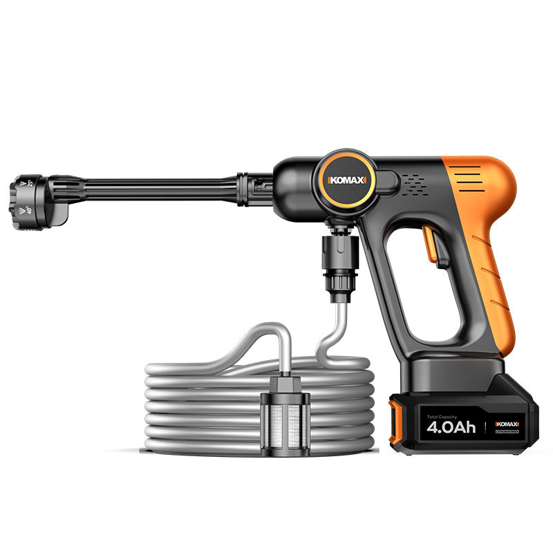 Chargez l&#39;image dans la visionneuse de la galerie, Komax 21V High Power Cordless Wireless High Pressure Car Washing Machine, Cleaning Garden Work Watering Machine
