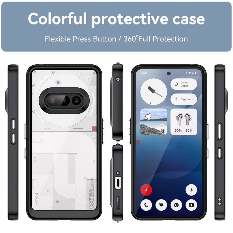 Cargue la imagen en el visor de la galería, Nothing Phone (3a)/Pro Acrylic Transparent Full-Cover Shockproof Phone Case - Polar Tech Australia
