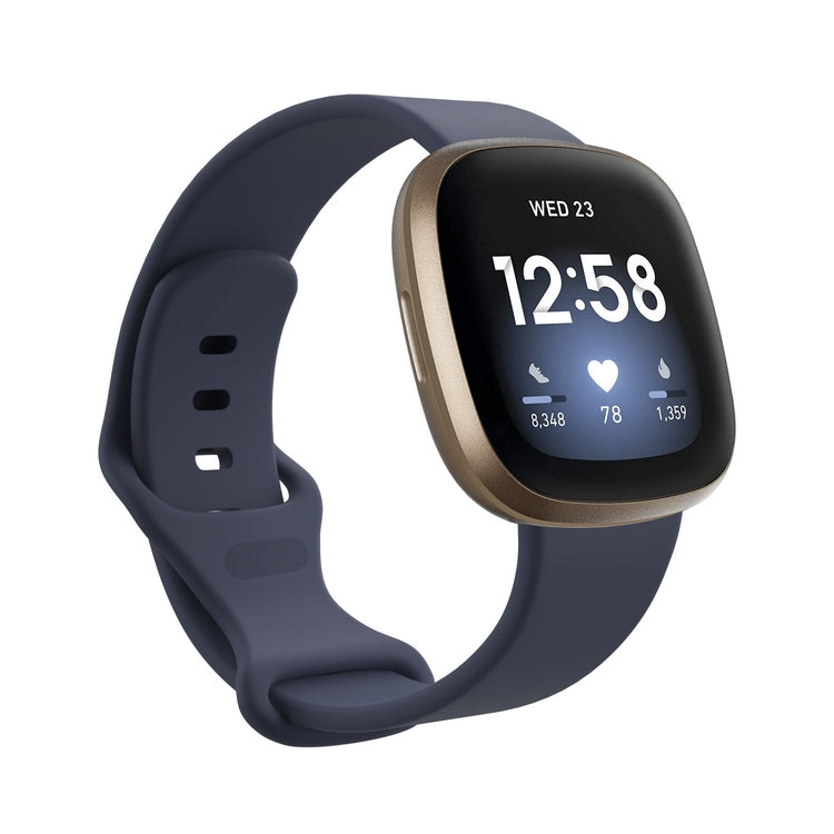 Cargue la imagen en el visor de la galería, Replacement Silicone Band for Fitbit Versa 3 / 4 / Sense  – Soft, Waterproof, Sport Wrist Strap - Polar Tech Australia
