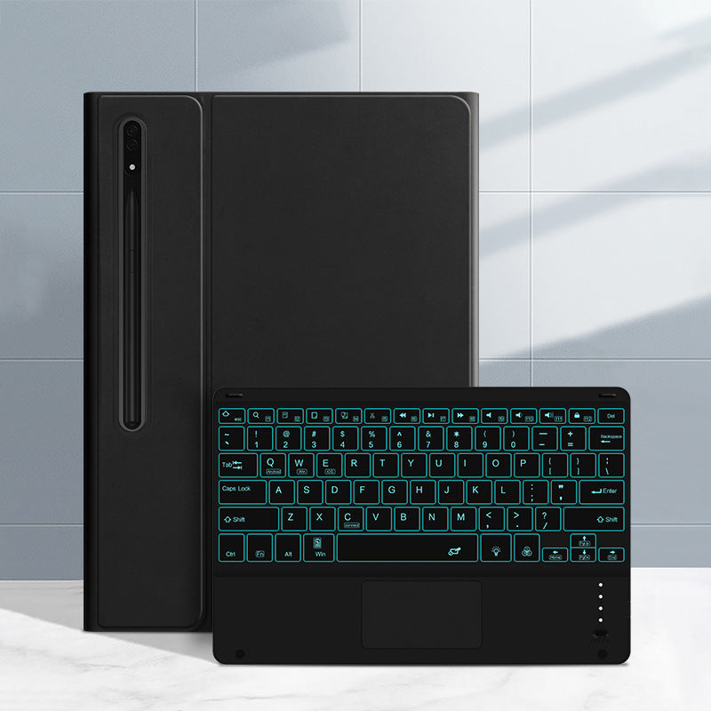 Chargez l&#39;image dans la visionneuse de la galerie, Samsung Galaxy Tab S7 Plus/S8 Plus/S7 FE/S9 Plus/S9 FE Plus - Smart Wireless Trackpad Keyboard Flip Case - Polar Tech Australia
