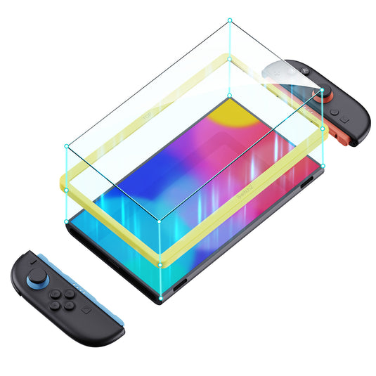 [Easy Automatic Fit] 2Pcs Nintendo Switch 2 - 9H Tempered Glass Screen Protector